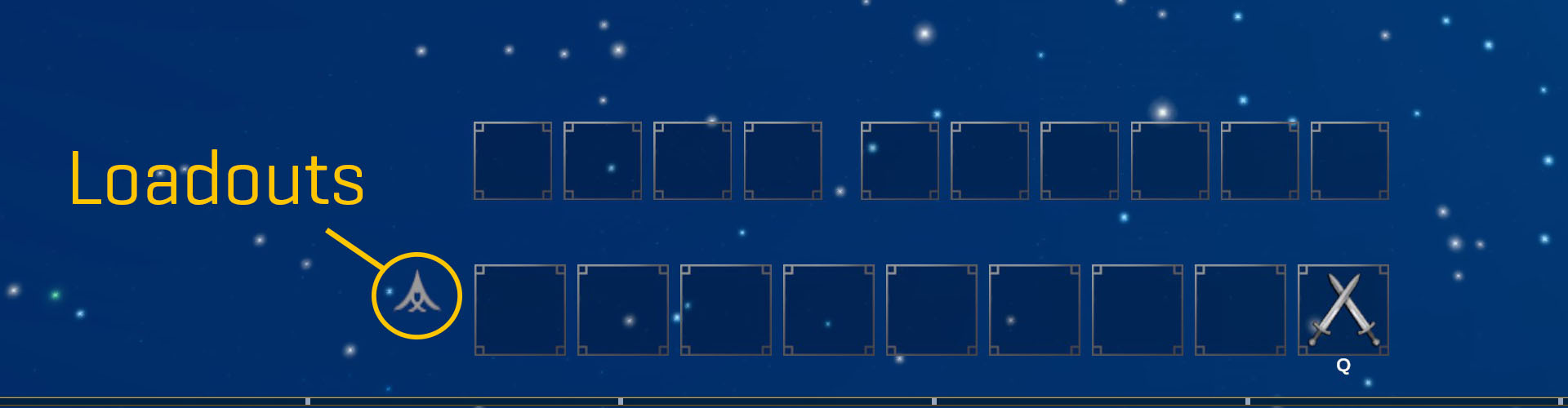 Pantheon adds four saved hotbar loadouts, locked during combat