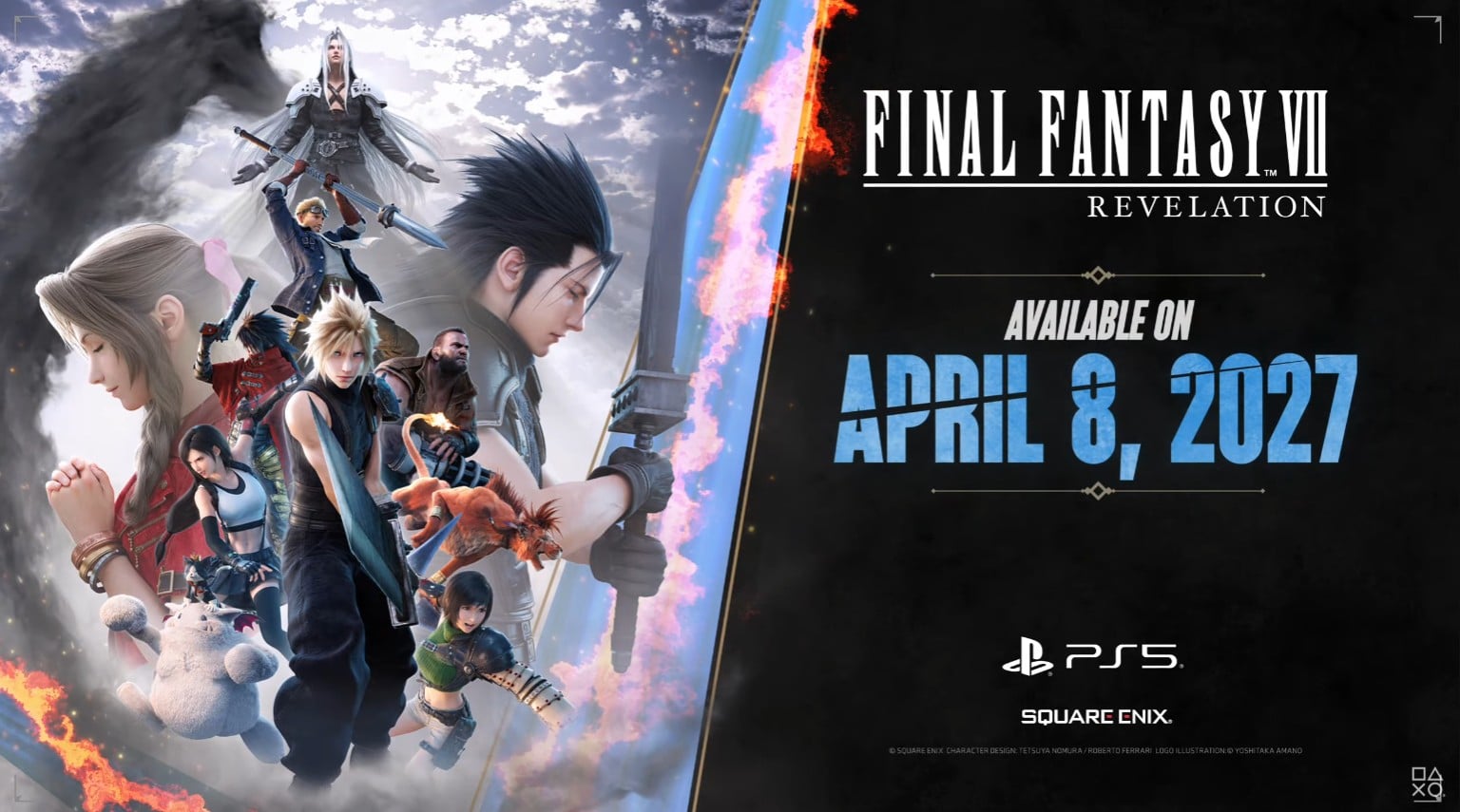 Final Fantasy VII Revelation dated April 8, 2027 on all platforms