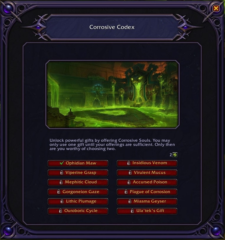 Corrosive Codex Nerf