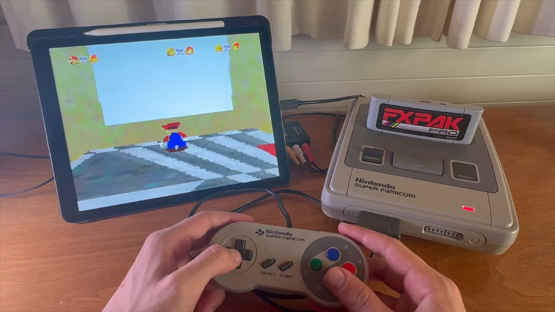 super mario 64 on snes