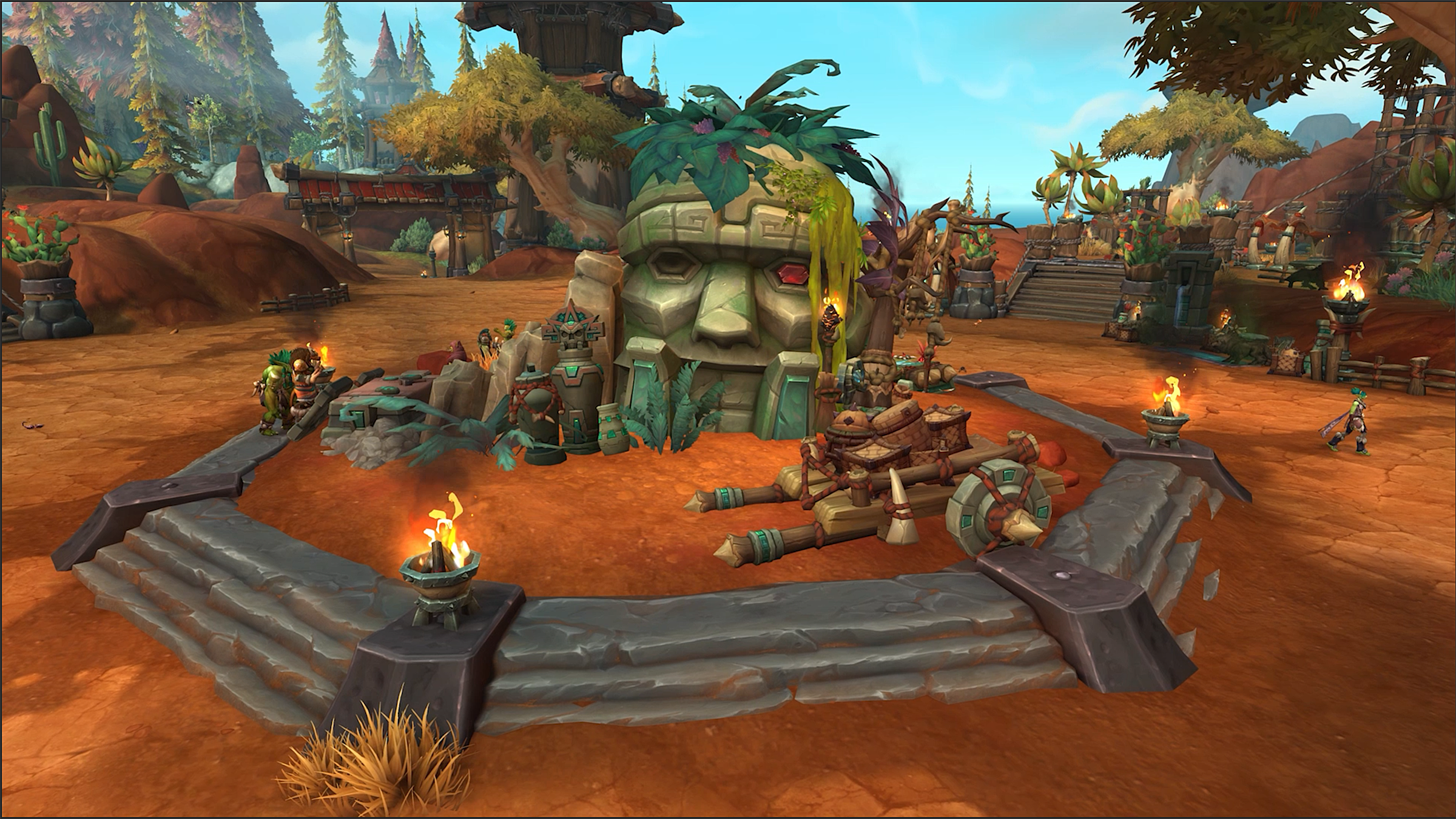 WoW Patch 12.1 adds four neighborhood endeavors, led by Griftah's knock-off Amani goods