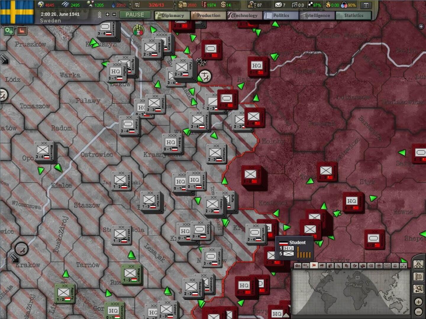 Hearts of Iron III: Semper Fi screenshot 3