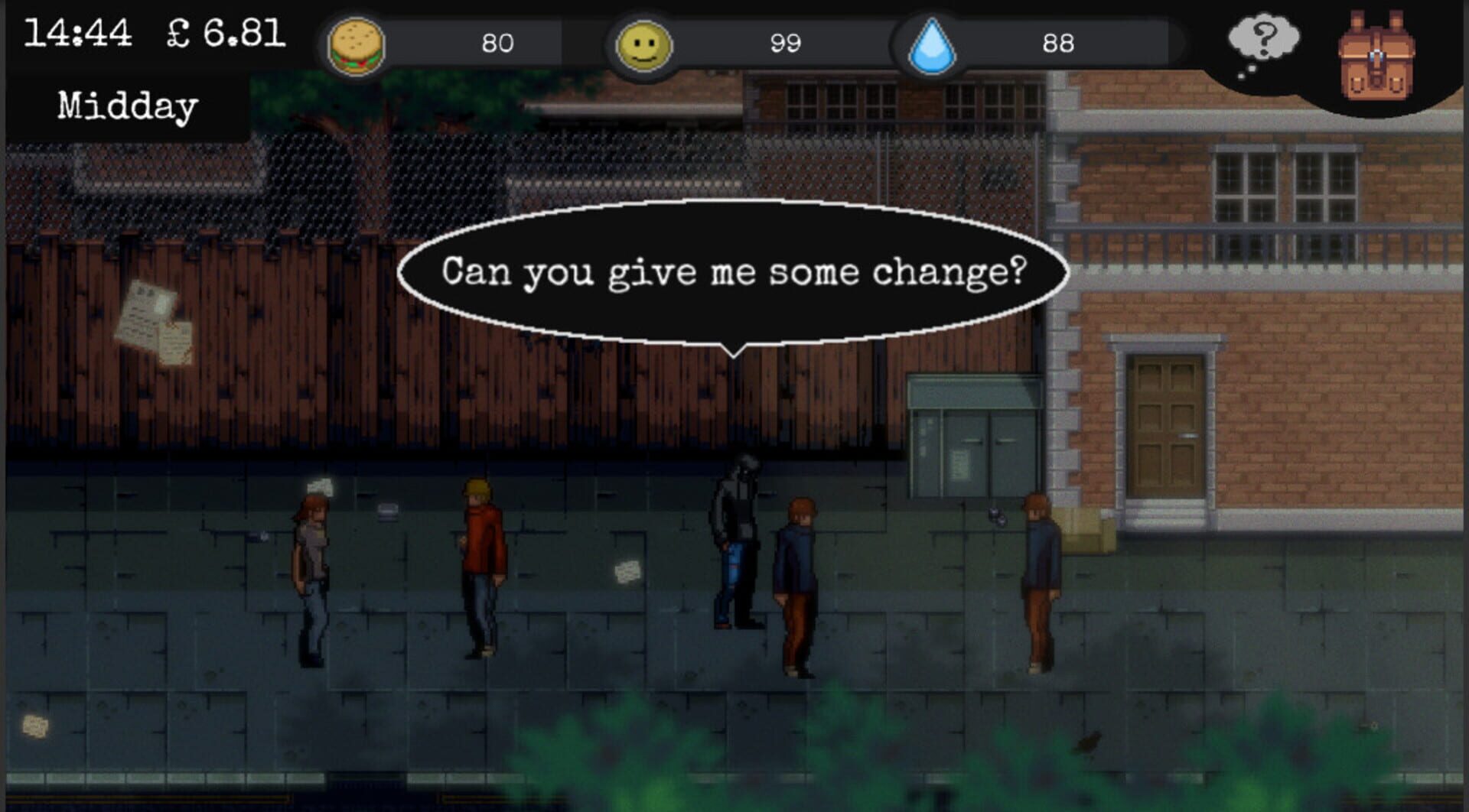 Change: A Homeless Survival Experience screenshot 2