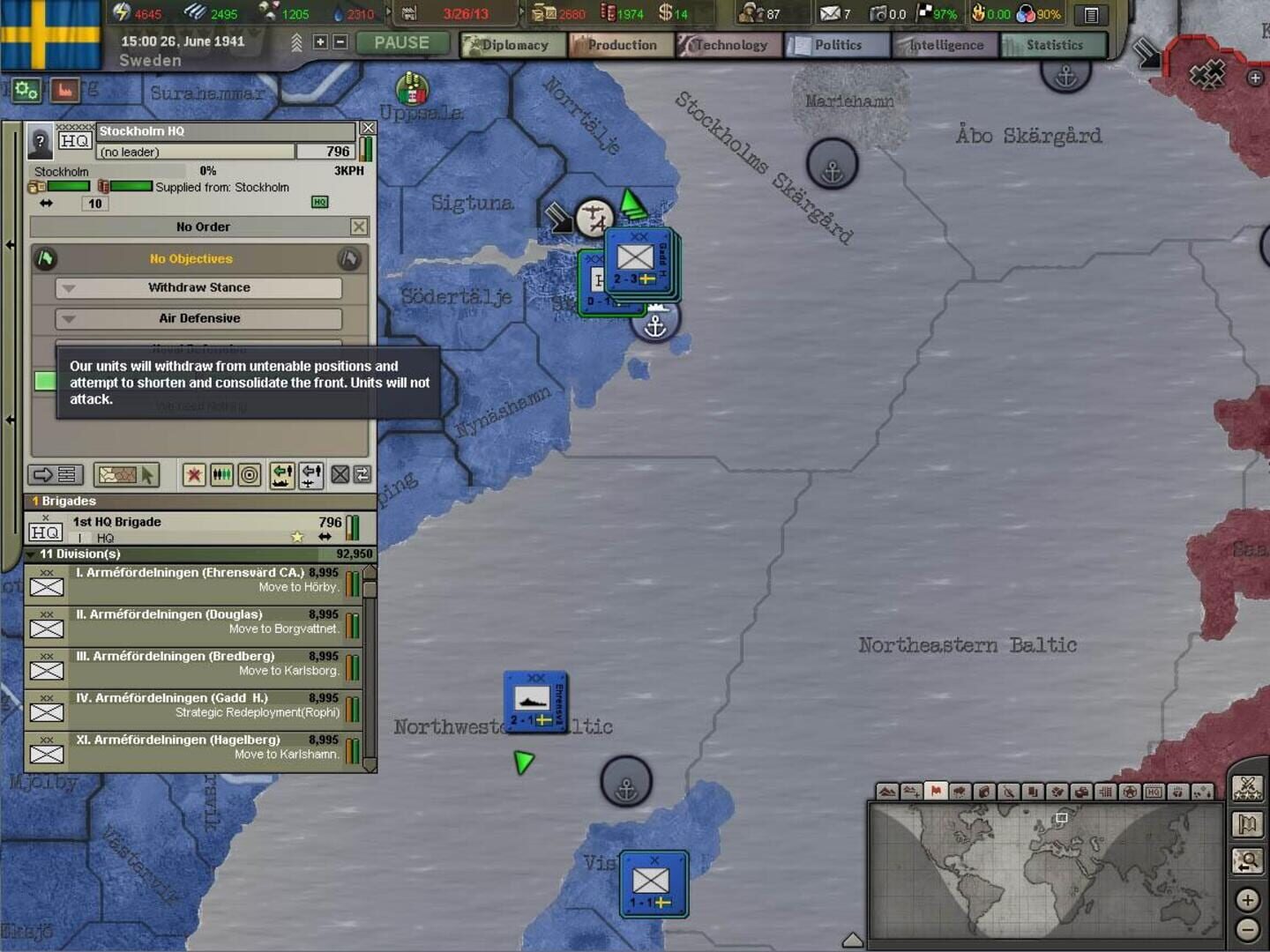 Hearts of Iron III: Semper Fi screenshot 5
