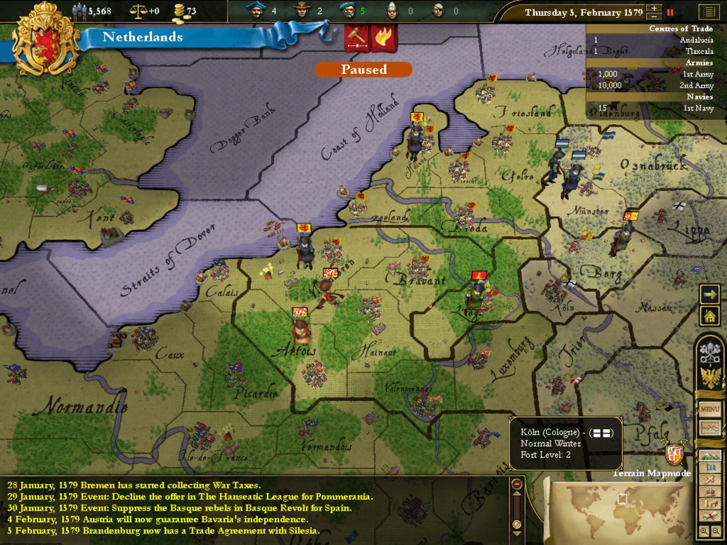 Europa Universalis III: Napoleon's Ambition screenshot 4