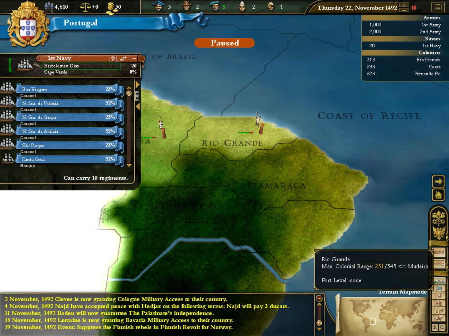 Europa Universalis III: Napoleon's Ambition screenshot 3