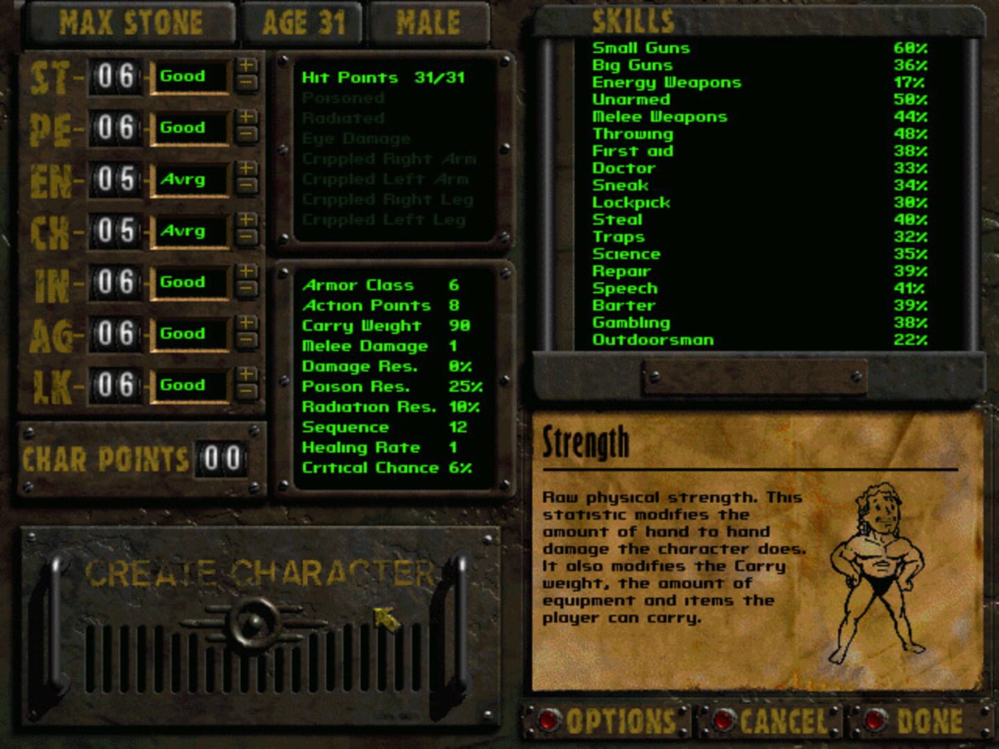 Fallout: A Post Nuclear Role Playing Game screenshot 3